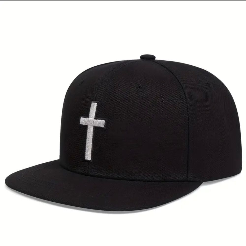 Unisex Anime Cross Embroidery Snapback Hat: Stylish & Comfortable Baseball Cap